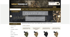 Desktop Screenshot of airsoftmorava.cz